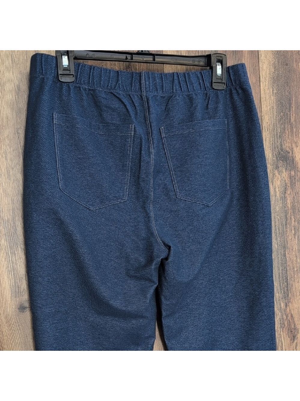 West Loop Women's Denim Color Blue Stretch Waist Pants L